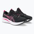 ASICS Gel-Excite 10 moteriški bėgimo bateliai juoda/karšta rožinė 4