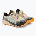 Vyriški bėgimo batai ASICS Gel-Trabuco 12 feather grey/dark mint 5