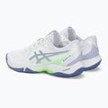 Vyriški skvošo batai ASICS Blade FF white/denim blue 3