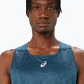 Vyriškas bėgimo tank topas ASICS Fujitrail Singlet magnetic blue 5