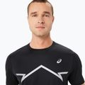 Vyriški bėgimo marškinėliai ASICS Lite-Show performance black 4