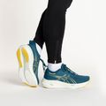 Vyriški bėgimo bateliai ASICS Gel-Nimbus 26 evening teal/light mustard 2