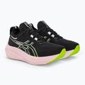 Moteriški bėgimo bateliai ASICS Gel-Nimbus 26 black/neon lime 5