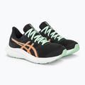 Moteriški bėgimo bateliai ASICS Jolt 4 black/bright sunstone 5