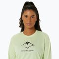 Moteriški bėgimo marškinėliai ilgomis rankovėmis ASICS Fujitrail Logo cool matcha 4