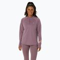 Moteriški bėgimo marškinėliai ilgomis rankovėmis ASICS Icon 1/2 Zip dusty mauve/watershed rose