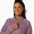 Moteriški bėgimo marškinėliai ilgomis rankovėmis ASICS Icon 1/2 Zip dusty mauve/watershed rose 4