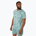 Vyriški bėgimo marškinėliai ASICS All Over Print Top light celadon/celadon 4