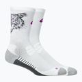 Bėgimo kojinės ASICS Performance Run Crew brilliant white/bold magenta