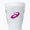 Bėgimo kojinės ASICS Performance Run Crew brilliant white/bold magenta 3
