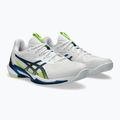 Vyriški teniso batai ASICS Solution Speed FF 3 Clay white/mako blue 10