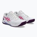 Moteriški padelio batai ASICS Gel-Dedicate 8 white/dragon fruit 8