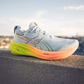 Moteriški bėgimo batai ASICS Gel-Nimbus 26 Paris cool grey/safety yellow 8