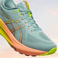 Vyriški bėgimo batai ASICS Gel-Kayano 31 Paris light celadon/safety yellow 10