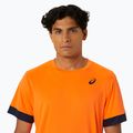 Vyriški teniso marškinėliai ASICS Court SS Top shocking orange/midnight 4