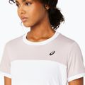 Moteriški teniso marškinėliai ASICS Court SS Top brilliant white/watershed rose 4