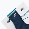 Kojinės YONEX 19236 Quarter 3 poros navy/white/green 7