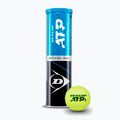 Teniso kamuoliukai Dunlop ATP Tour 4 pack green