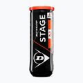 Teniso kamuoliukai Dunlop Stage 2 3 pack orange 2