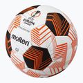 Futbolo kamuolys Molten F5U5000-34 Fifa UEFA Europa League 23/24 white/orange dydis 5 3