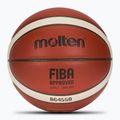 Krepšinio kamuolys Molten B7G4550 FIBA brown dydis 7