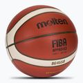Krepšinio kamuolys Molten B7G4550 FIBA brown dydis 7 2