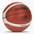 Krepšinio kamuolys Molten B6G4550 FIBA brown dydis 6 2