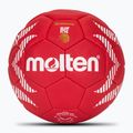 Rankinio kamuolys Molten H3A5000-S4F IHF OFFICIAL BALL PARIS 2024 red dydis 3