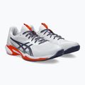 Vyriški teniso batai ASICS Solution Speed FF 3 Clay white/ greyish purple 10