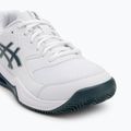 Vyriški teniso batai ASICS Gel-Dedicate 8 Clay white/saxon green 7