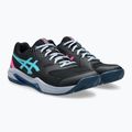 Vyriški padelio batai ASICS Gel-Dedicate 8 black/energy aqua 3