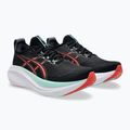 Vyriški bėgimo batai ASICS Gel-Nimbus 27 black/coral reef 10