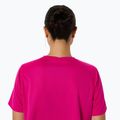 Moteriški bėgimo marškinėliai ASICS Core pink rave 6