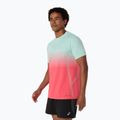 Vyriški bėgimo marškinėliai ASICS Seamless performance coral reef/oasis green 4