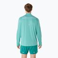 Vyriški bėgimo marškinėliai ilgomis rankovėmis ASICS Road Lite-Show 1/2 Zip light teal 3