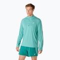 Vyriški bėgimo marškinėliai ilgomis rankovėmis ASICS Road Lite-Show 1/2 Zip light teal 4