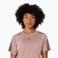 Moteriški begimo marškinėliai ASICS Fujitrail Elite Top neutral pink/taupe grey 5