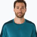 Vyriški bėgimo marškinėliai ASICS Fujitrail Elite Top atlantis blue/saxon green 5