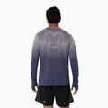 Vyriški bėgimo marškinėliai ilgomis rankovėmis ASICS Seamless lavender grey/indigo fog 3
