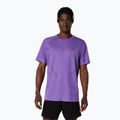 Vyriški bėgimo marškinėliai ASICS Metarun SS Top edo purple