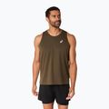 Vyriški bėgimo marškinėliai ASICS Core Singlet brown stone