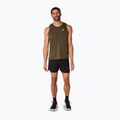 Vyriški bėgimo marškinėliai ASICS Core Singlet brown stone 2