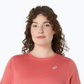 Moteriški treniruočių marškinėliai ASICS Core Top dark pink clay 5