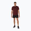 Vyriški bėgimo marškinėliai ASICS Core dark red planet 2