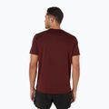 Vyriški bėgimo marškinėliai ASICS Core dark red planet 3