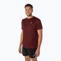 Vyriški bėgimo marškinėliai ASICS Core dark red planet 4