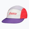 Kepuraitė su snapeliu ASICS 5 Panel flash red/edo purple/dusk violet