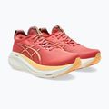 Asics Gel-Nimbus 27 moteriški bėgimo bateliai tamsiai rožinės spalvos molio/orange glow 3
