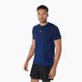Vyriški bėgimo marškinėliai ASICS Road Seamless illusion blue/glow yellow 4