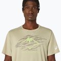 Vyriški bėgimo marškinėliai ASICS Fujitrail Logo SS khaki 5